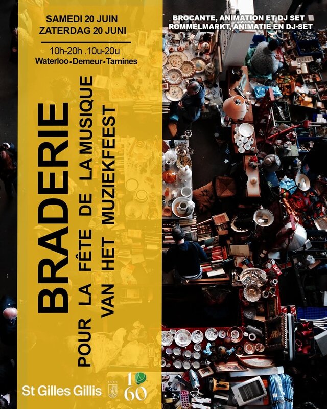  Braderie Saint-Gilles ! Chaussée Waterloo/Demeur/Tamines