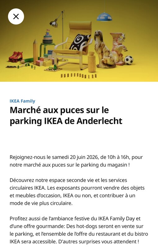  Brocante - Marché Puces le parking Ikea