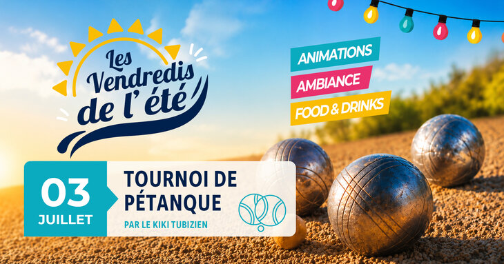 Loisirs Les Vendredis l été - Tournoi pétanque