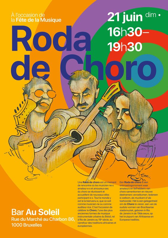 Concerts Roda Choro - Au soleil