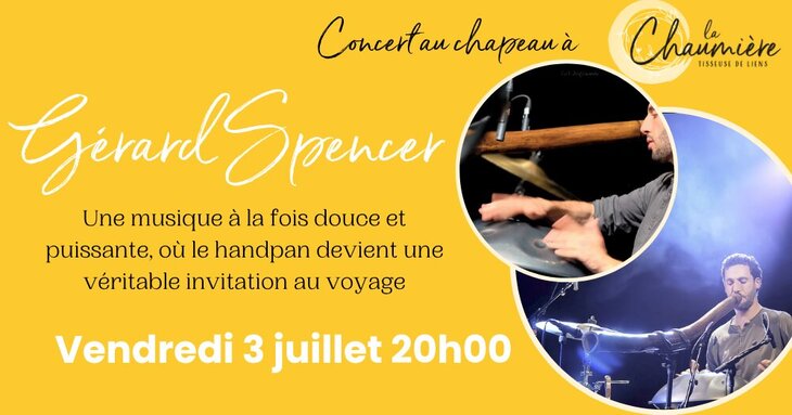 Concerts Concert Handpan - Gérard Spencer