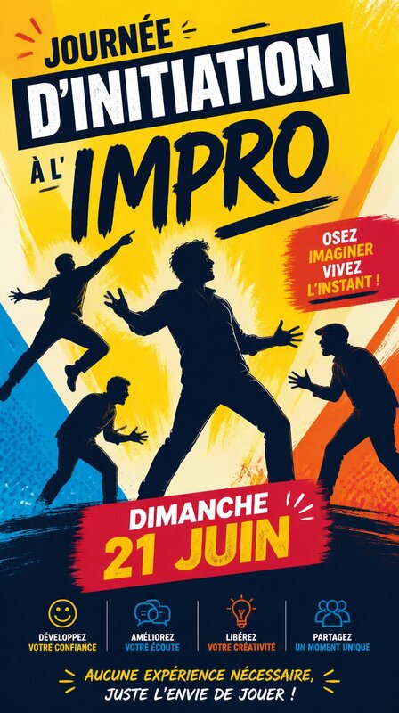Stages,cours Journée d initiation l impro