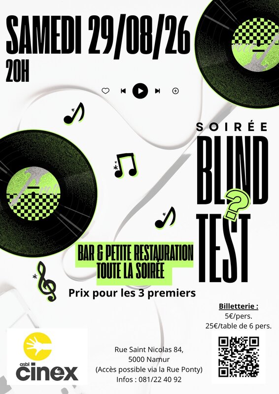 Soirées Soirée Blind test