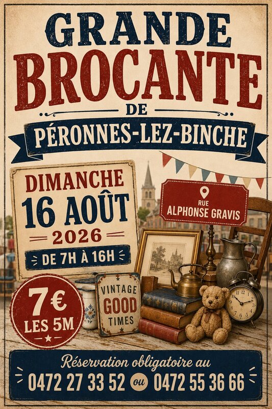  Grande brocante Peronnes village