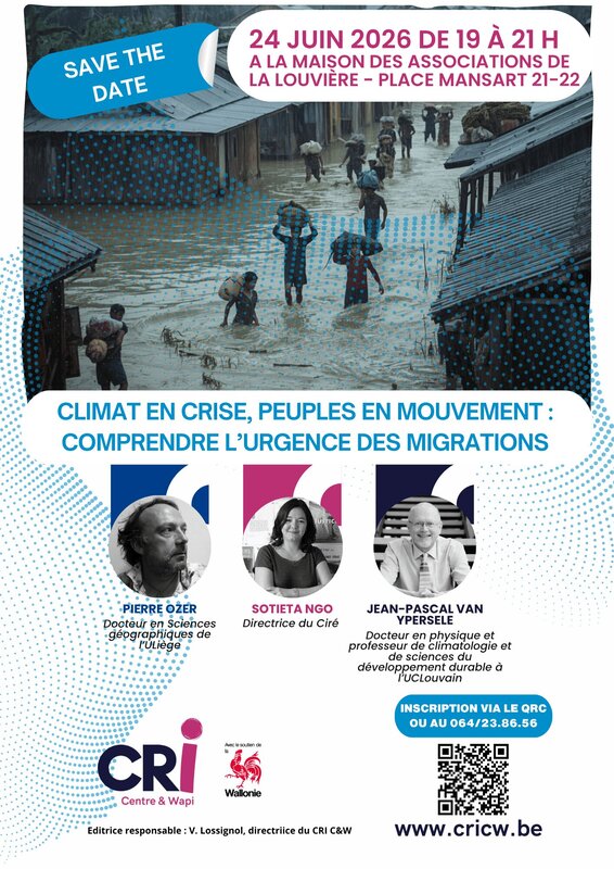 Conférences Climat crise, peuples mouvement : comprendre l’urgence migrations