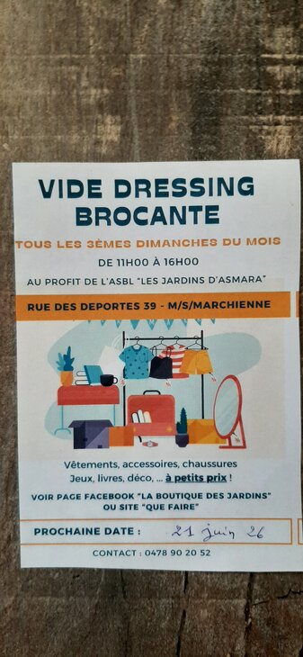  Brocante vide dressing special été