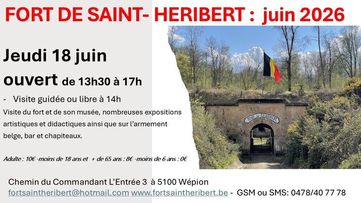 Loisirs Visite Fort Saint-Héribert