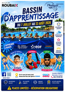 Loisirs Bassin d apprentissage 2026
