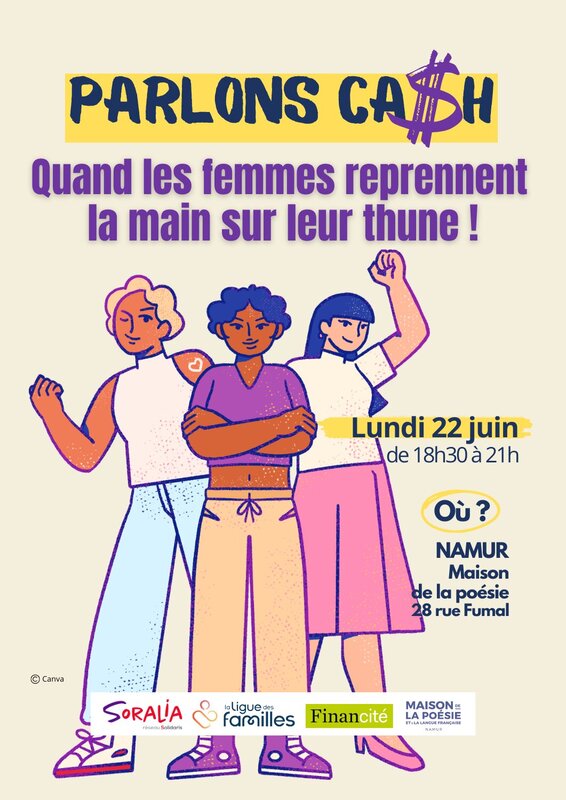 Conférences Parlons Cash. Quand femmes reprennent main leur thune 