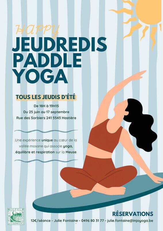 Stages,cours Paddle Yoga la Meuse