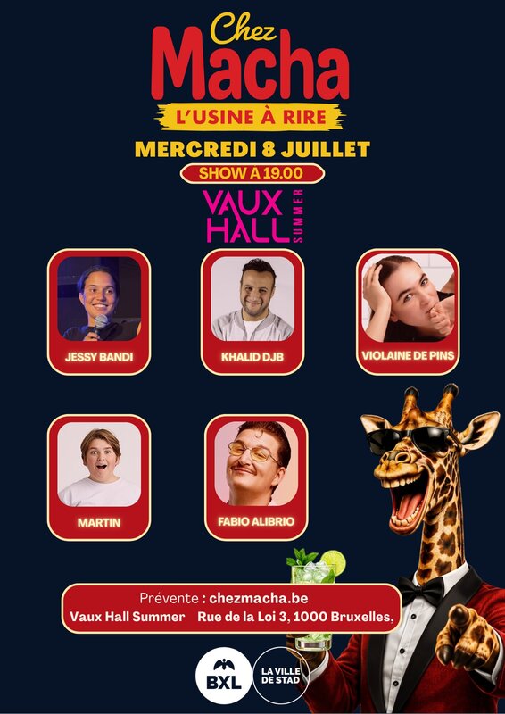 Spectacles Vaux Hall Summer - Plateau d humoristes