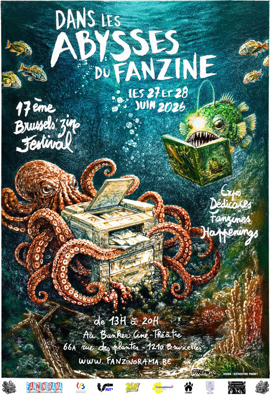 Loisirs Dans abysses fanzine (17ème Brussels Zine Festival)