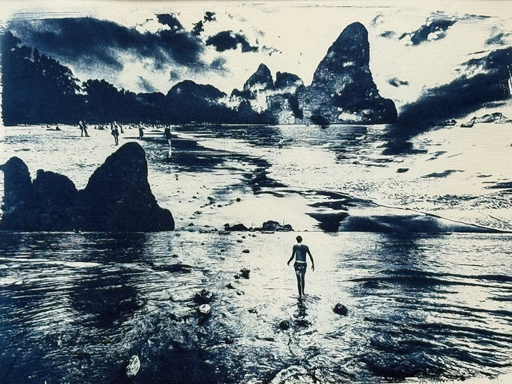 Stages,cours Atelier Cyanotype