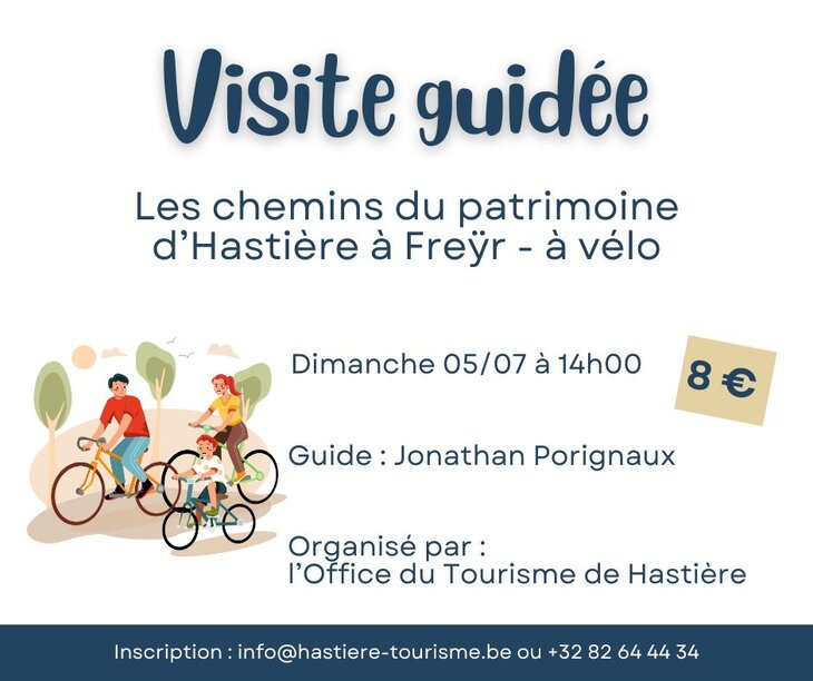 Loisirs Les chemins patrimoine d Hastière Freÿr vélo