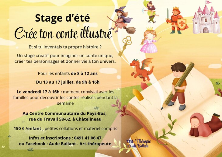 Stages,cours Crée conte illustré