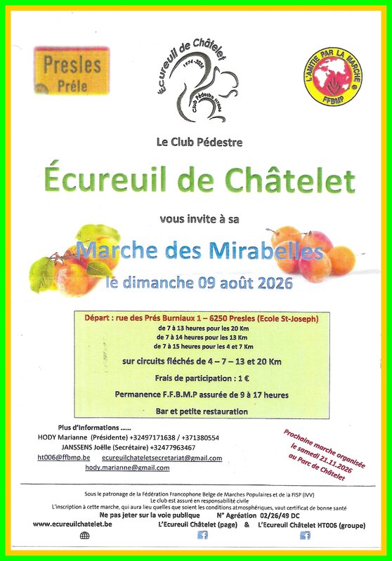 Loisirs Marche Mirabelles
