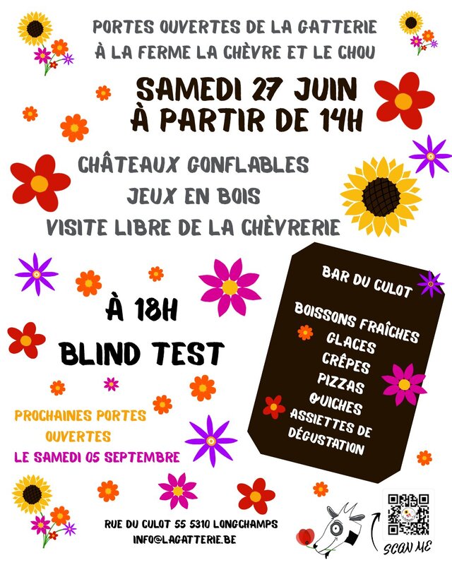 Loisirs Portes ouvertes la ferme Blind test