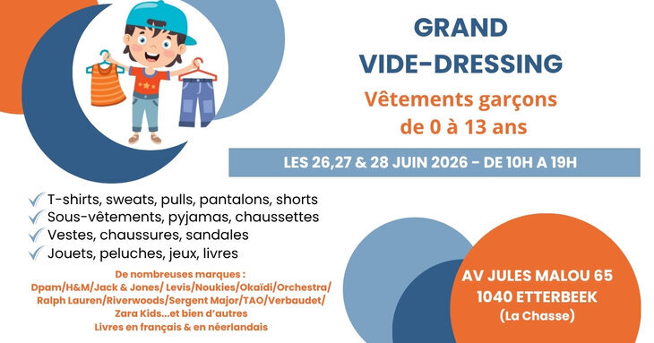 Grand vide-dressing 0 13 ans