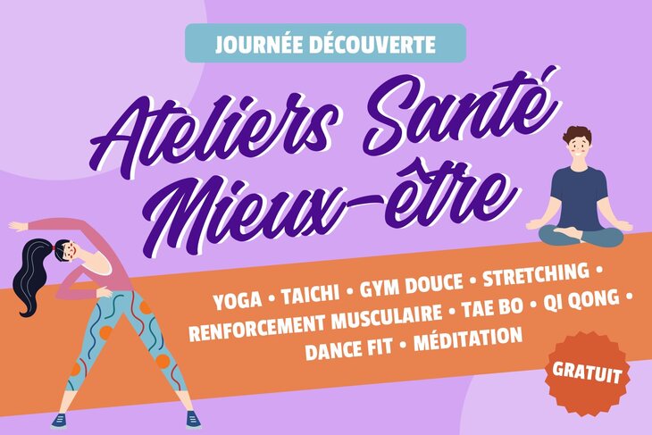 Loisirs Journée découverte ateliers santé mieux-être