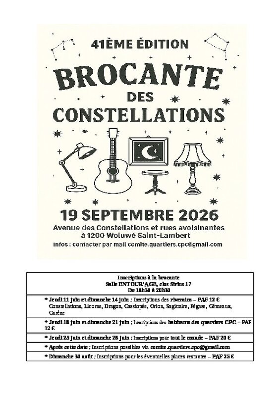  Brocante constellations