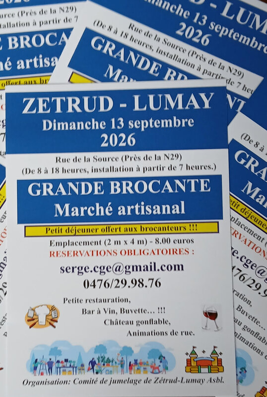  27ème Grande brocante Marché Artisanal  (Fête la lumaytoise)