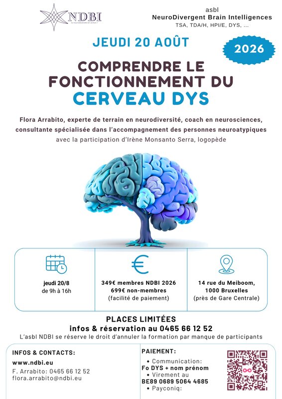 Stages,cours Comprendre fonctionnement cerveaux - Formation-atelier