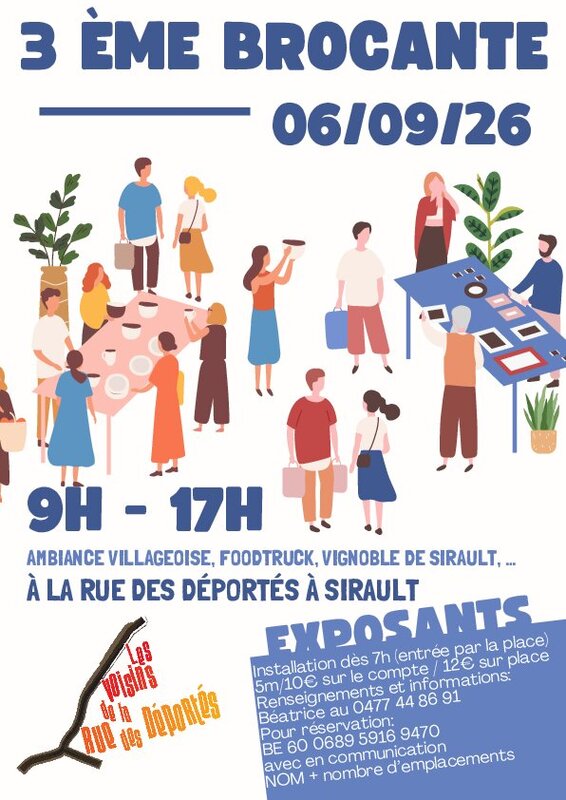  Brocante Voisins la des Déportés