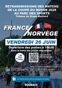 Loisirs [Coupe Monde 2026] France-Norvège