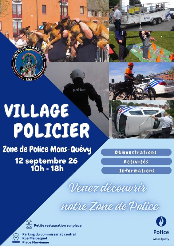 Loisirs Village Policier la Zone Police Mons-Quévy