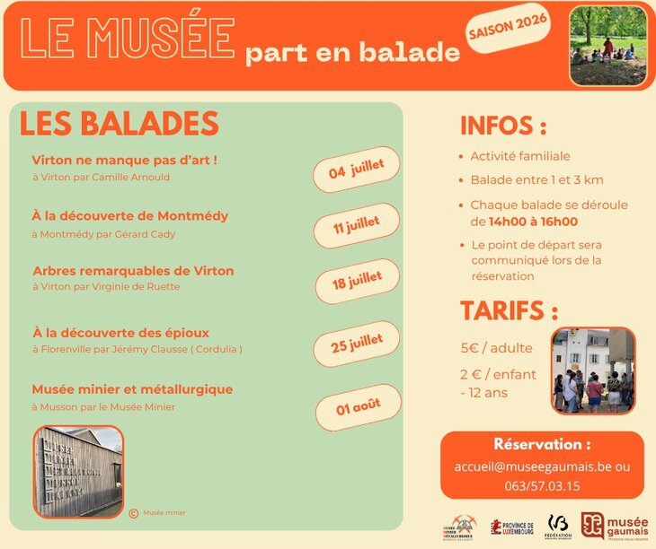 Loisirs Le musée part balade