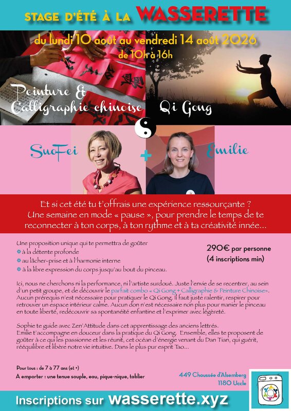 Stages,cours Stage calligraphie -Peinture chinoise & Gong