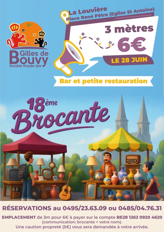  18 ème grande brocante Gilles Bouvy