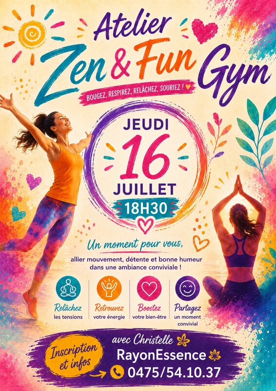 Stages,cours Zen & Gym