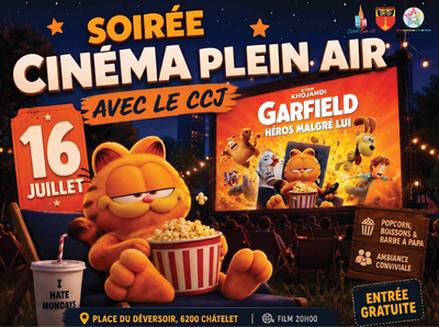 Spectacles Cinéma plein à Châtelet: venez voir  Garfield : Héros malgré lui 
