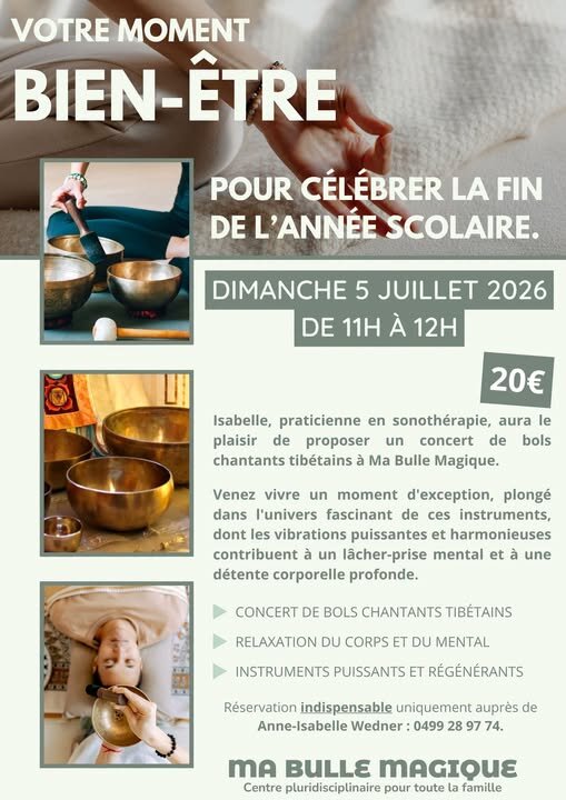 Concerts Concert 12 bols chantants - healing sound