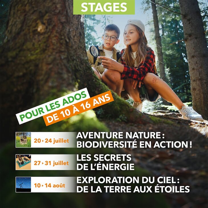 Stages,cours Stages pour enfants ados