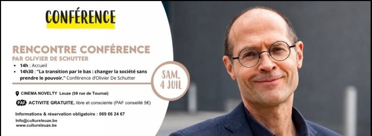 Conférences Conférence Monsieur Olivier Schutter