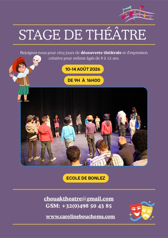 Stages,cours Stage théâtre
