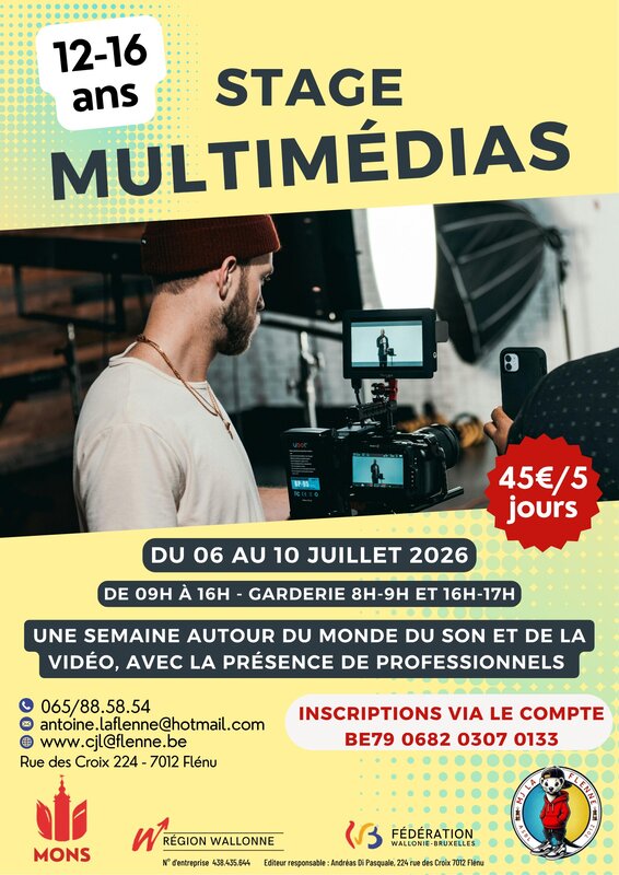 Stages,cours Stage multimédias