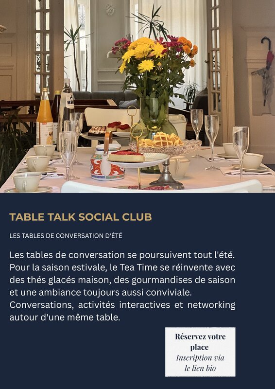 Stages,cours Tables Conversation Anglais