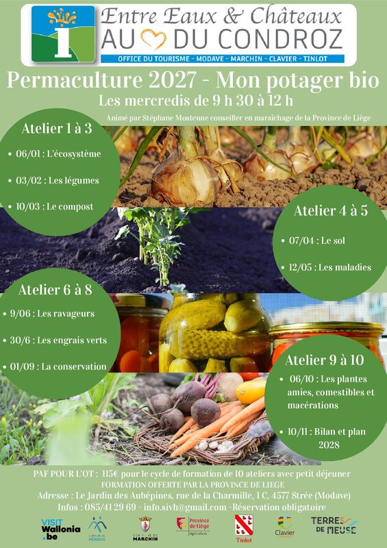 Stages,cours Cycle formation - Permaculture 2027