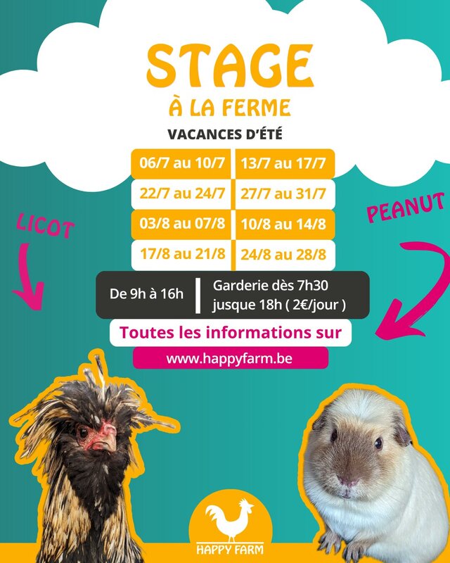 Stages,cours Stage la ferme