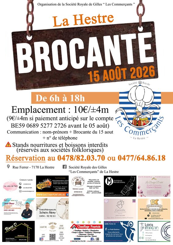 Brocante gilles Commerçants