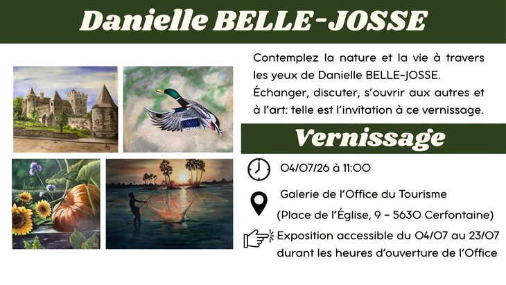 Expositions Exposition peintures Danielle Belle-Josse