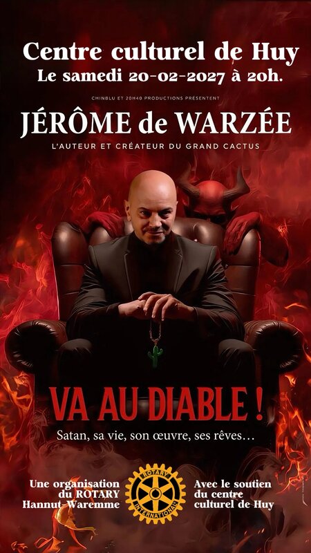 Spectacles Jérôme Warzée - au Diable 