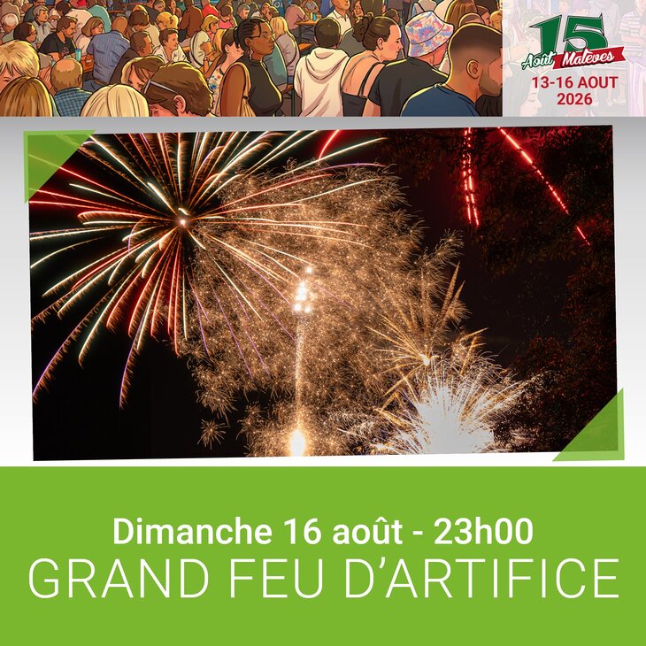 Loisirs Feu d artifice - Malèves Marie