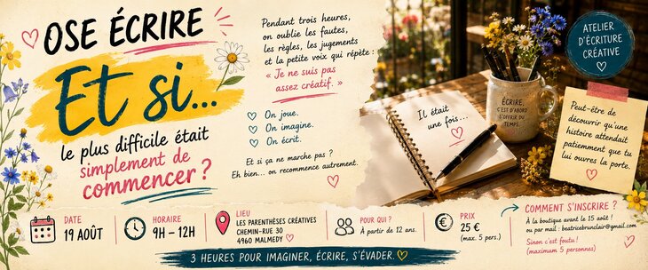 Stages,cours Oser écrire #2