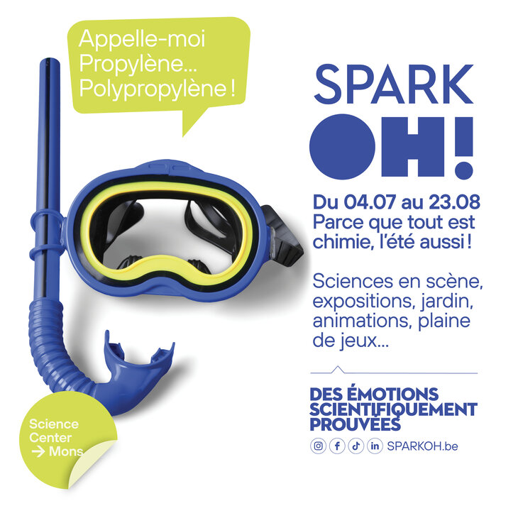 Expositions Éclatez-vous avec sciences : votre été Sparkoh