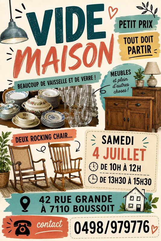  Vide maison