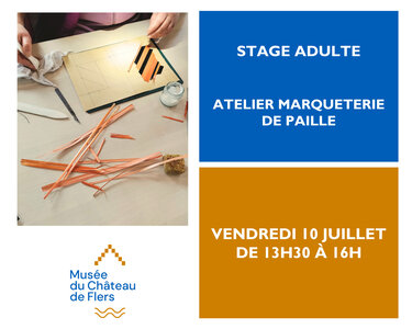 Stages,cours Stage adultes : Initiation la marqueterie paille